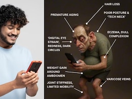 What Will A Phone Addict Look Like In 25 Years? AI Predicts Terrifying Hunchbacked-No Hair Future