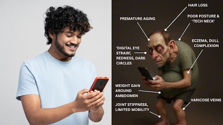 What Will A Phone Addict Look Like In 25 Years? AI Predicts Terrifying Future