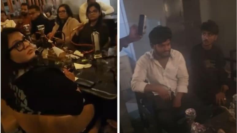 जयपुर में क्राइम ब्रांच की 22 हुक्का बारो पर कार्रवाई, देर रात क्लबों में मिले दो दर्जन से ज्यादा लोगों के चालान काटे