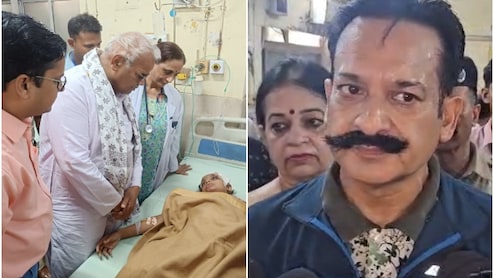 इटावा वैन हादसा: शिक्षा मंत्री मदन दिलावर ने अस्पताल पहुंचकर घायल बच्चों का हाल जाना, कहा- 'इलाज में कोई कमी नहीं रहेगी'