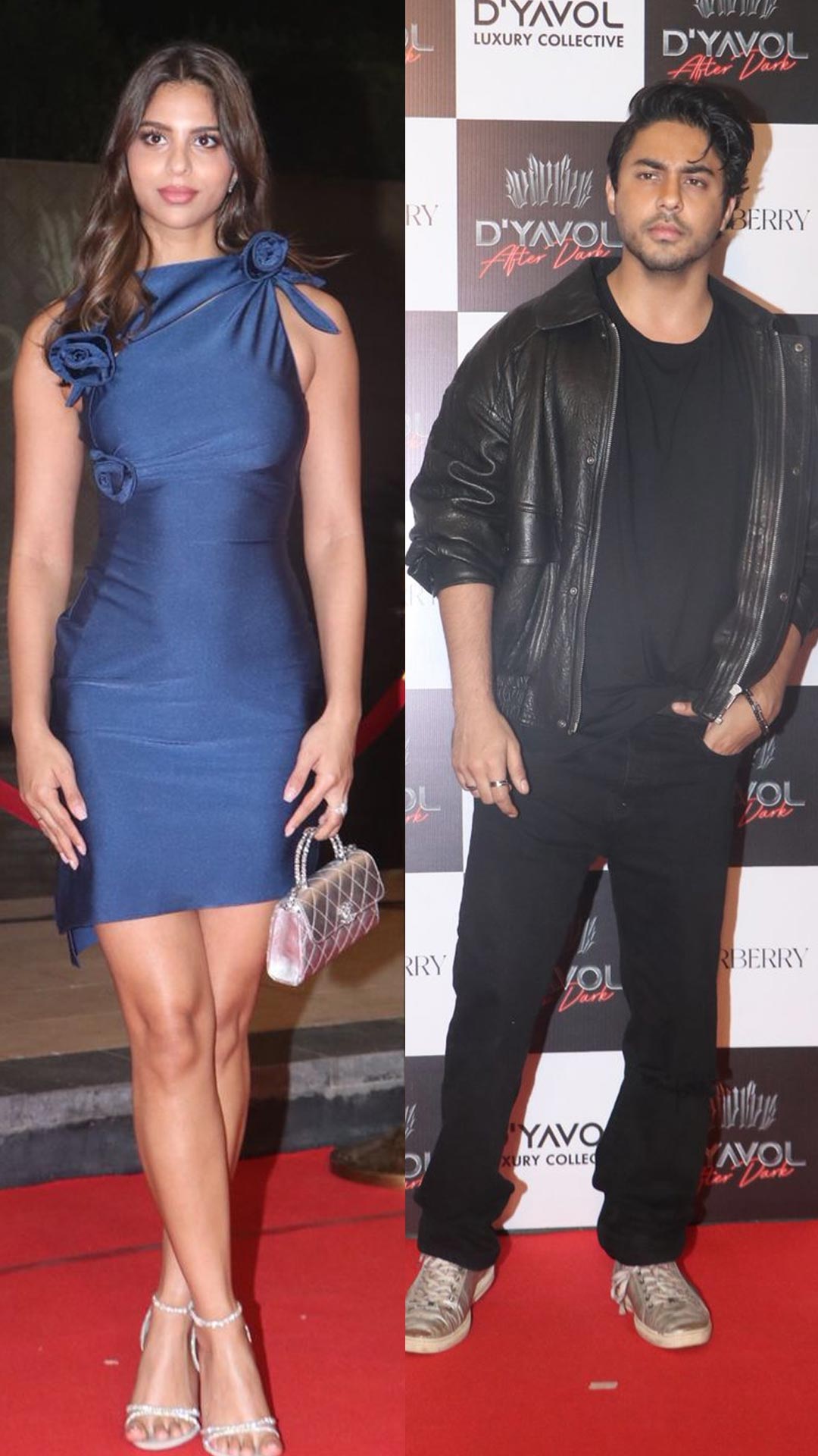 Suhana & Aryan Khan Make Stylish Appearance At Mumbai Event