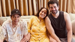 Dharmendra Death : धर्मेंद्र यांच्या निधनानंतर 'दादां'च्या आठवणींनी नातवाला अश्रू अनावर;  पाहा इमोशनल Video