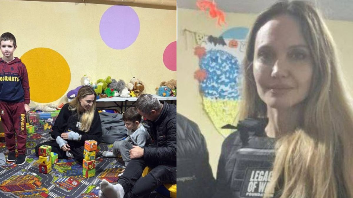 Angelina Jolie Makes Surprise Visit To Ukraine Border City Kherson Amid Russian Drone Strikes