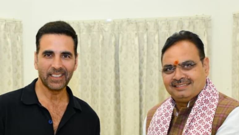 अक्षय कुमार पहुंचे जयपुर, सीएम भजनलाल शर्मा से की मुलाकात, जानें क्या हुई बात