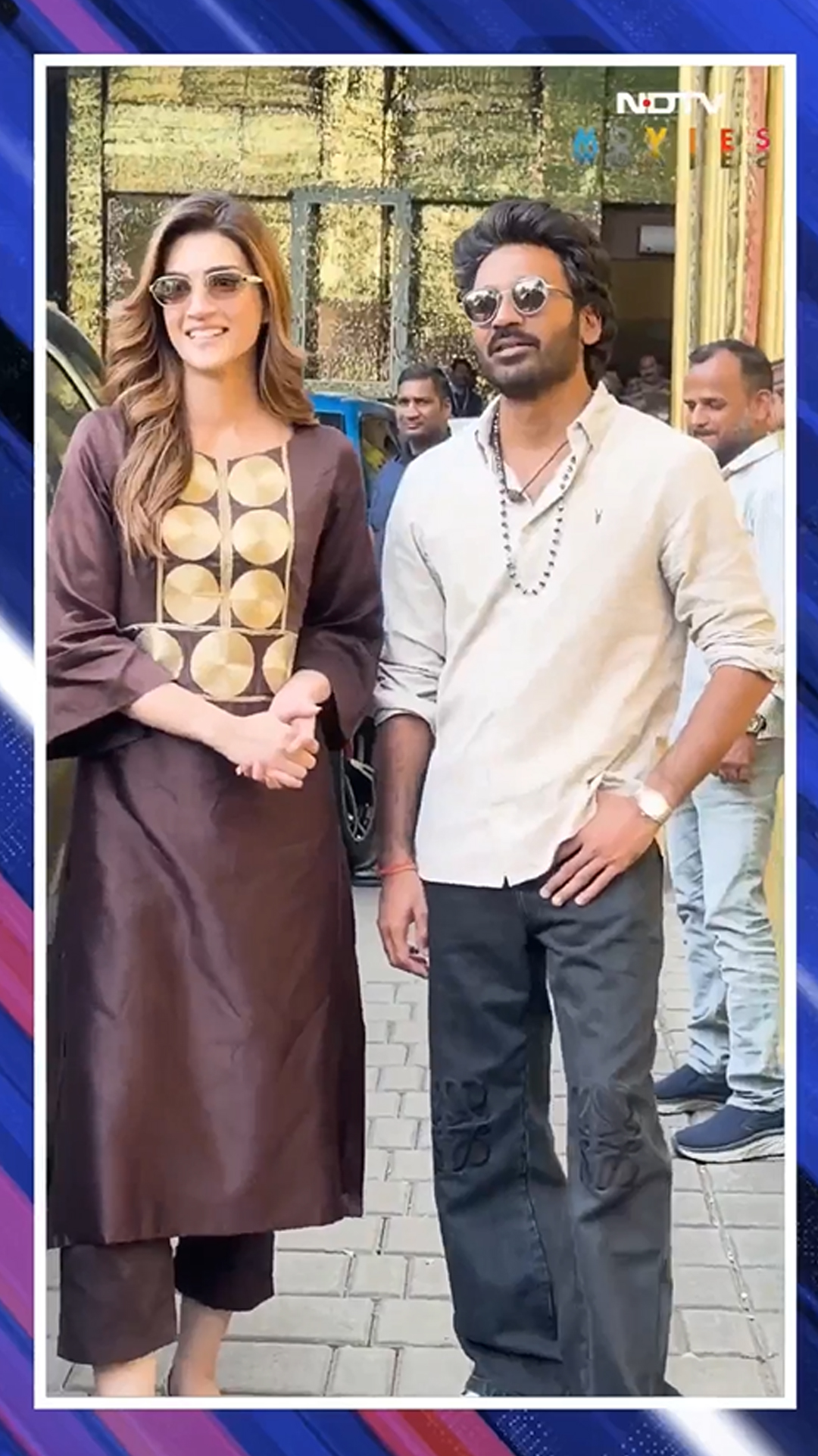 Dhanush-Kriti Sanon Amp Up 'Tere Ishq Mein' Hype At Airport