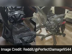 Diwali <i>Safai</i> Gone Wrong, Workers Sit On Wet Chairs Covered With Garbage Bags