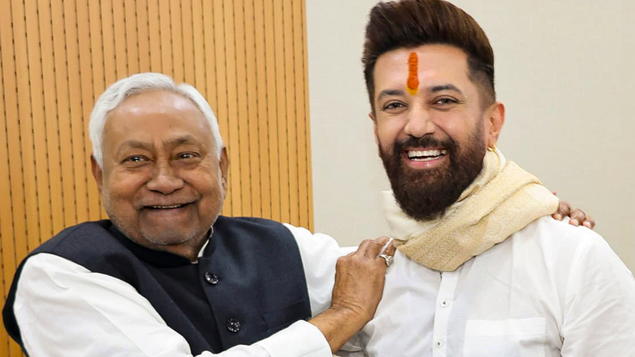 Chirag Paswan Meets Nitish Kumar, Says "Delighted That He Appreciated Role Of Every Alliance Partner"