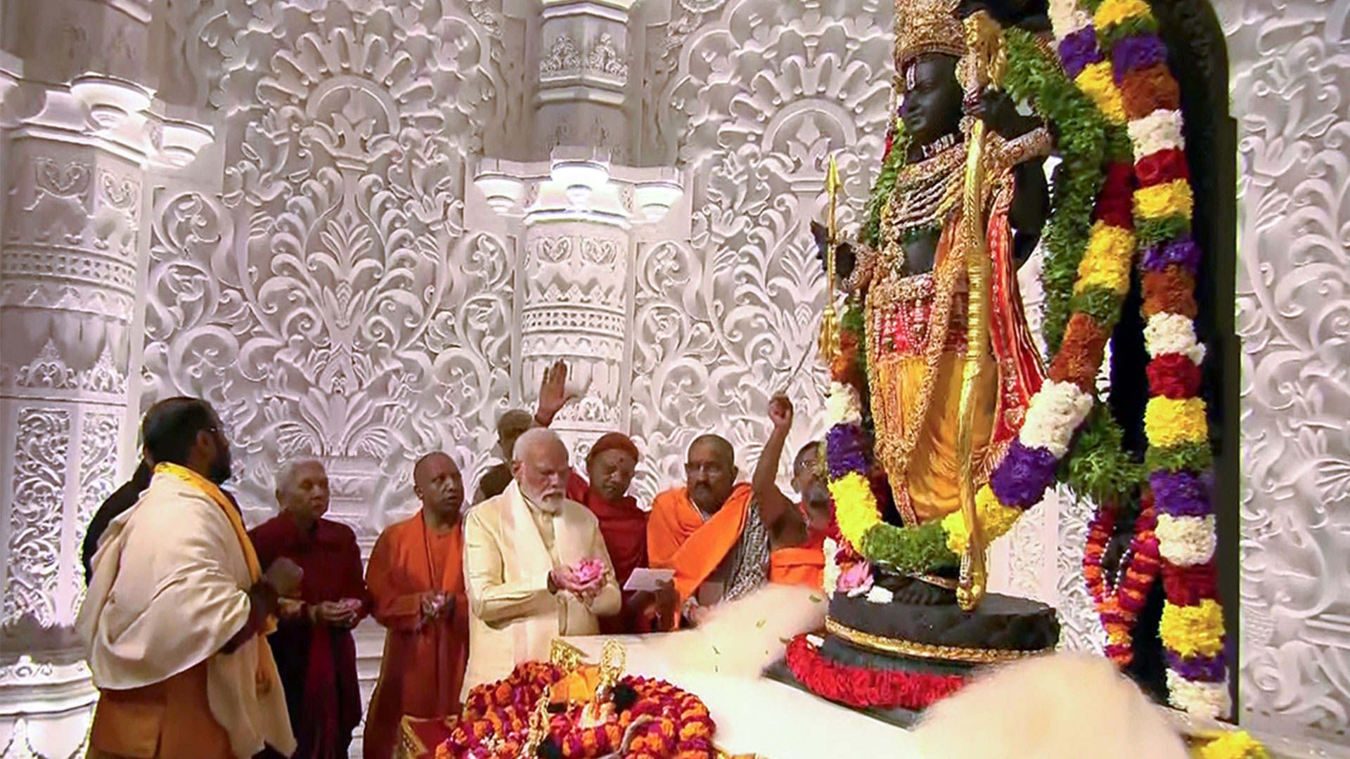 Ayodhya Set For Historic Flag Hoisting At Shri Ram Lalla Shrine