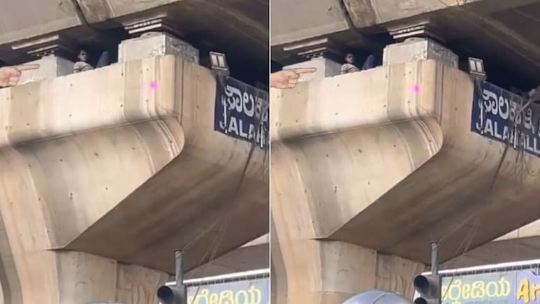 फ्लाईओवर के खंभे के अंदर सोता मिला शख्स, वायरल Video देख लोग हैरान, बोले- यह कैसे संभव है?