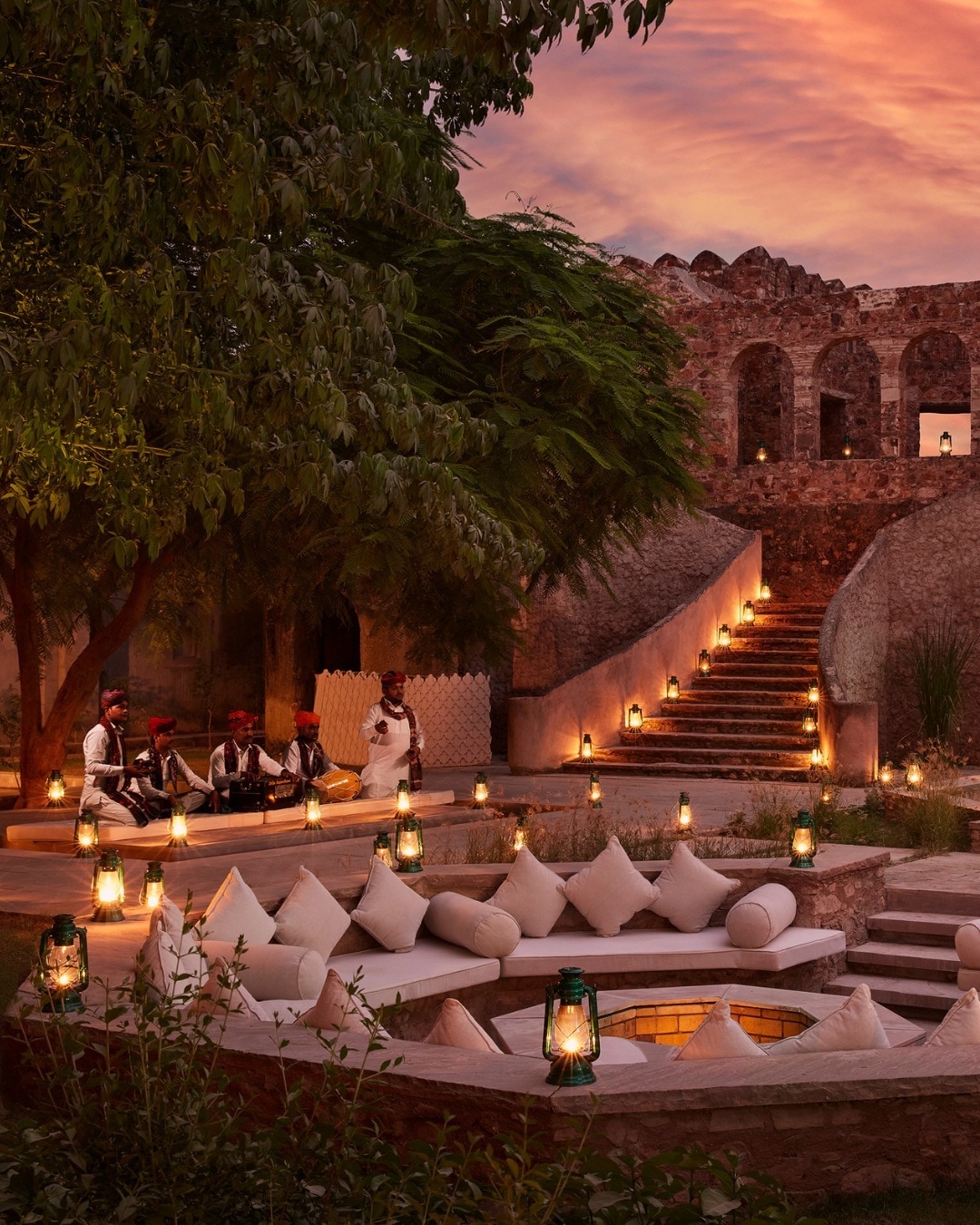A royal celebration unfold at Six Senses Fort Barwara. Photo: Instagram A royal celebration unfold at Six Senses Fort Barwara. Photo: Instagram
