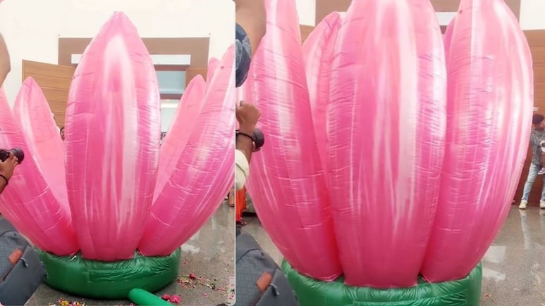 शादी में एंट्री का 'ब्लॉकबस्टर मोमेंट',कमल के अंदर से निकली ऐसी चीज,देख लोग बोले-फिल्मों को भी पीछे छोड़ दिया