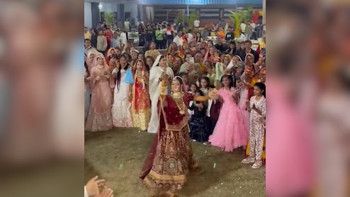 दुल्हन ने एंट्री लेते ही किया दूल्हे के लिए डांस, काजोल के गाने पर डांस कर बदल दिया पूरा माहौल, सात जन्मों तक करेंगे याद
