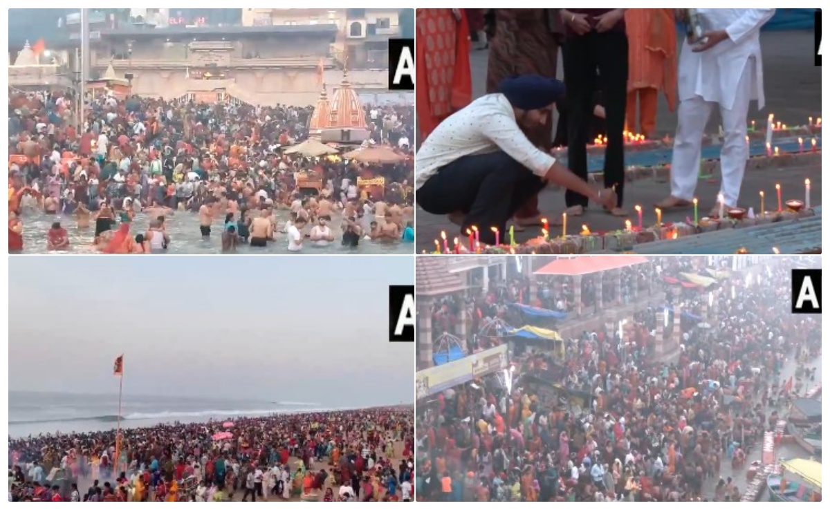 कार्तिक पूर्णिमा पर गंगा स्नान के लिए घाटों पर उमड़ रहे श्रद्धालु, पटना में भीषण ट्रैफिक जाम