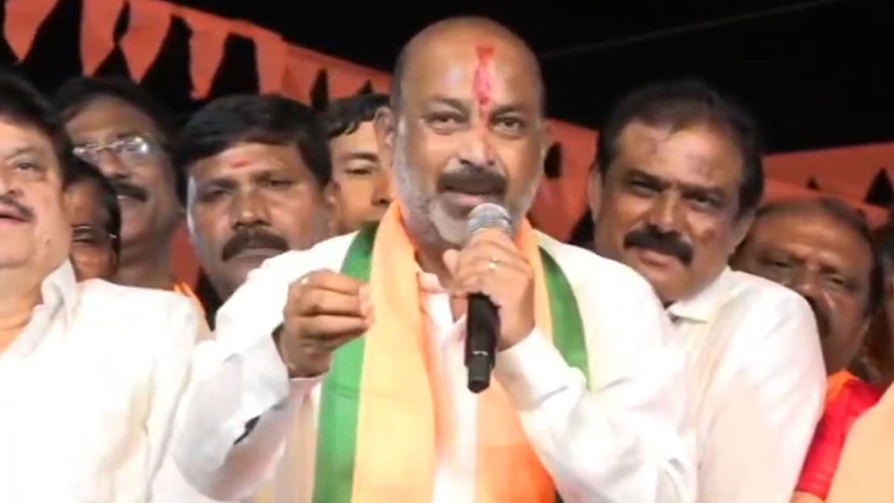 BJP Leader Bandi Sanjay Call For 'Hindu Unity' In Jubilee Bypoll