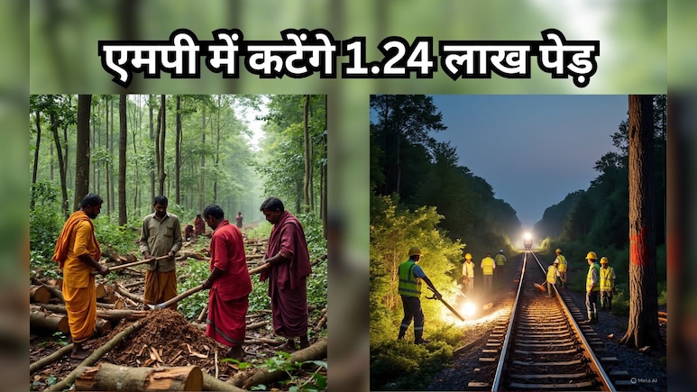 MP में कटेंगे 1.24 लाख पेड़, इंदौर-मुंबई के बीच बिछाई जाएगी रेल लाइन; पर्यावरणविदों ने चेताया 