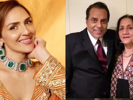 When Esha Deol Visited Dharmendra's House After 30 Years And Touched Prakash Kaur's Feet