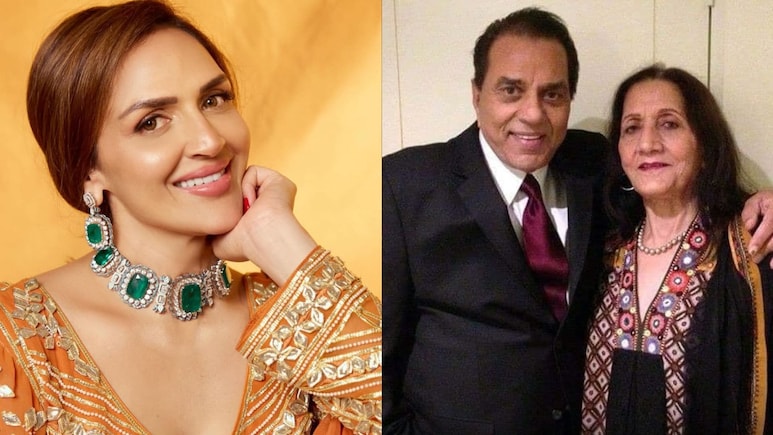 When Esha Deol Visited Dharmendra's House After 30 Years And Touched Prakash Kaur's Feet