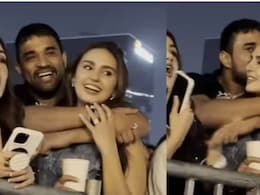 Watch: Huma Qureshi And Rumoured Fiance Rachit Singh Hug And Kiss At Mumbai Concert