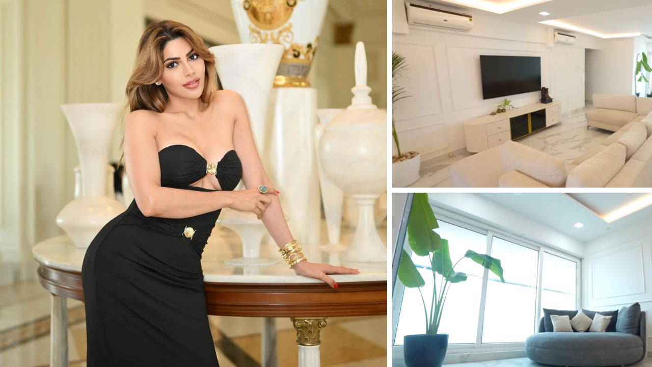 इतने खूबसूरत घर में रहती हैं Nikki Tamboli, वीडियो में देखें अंदर का एक-एक कोना