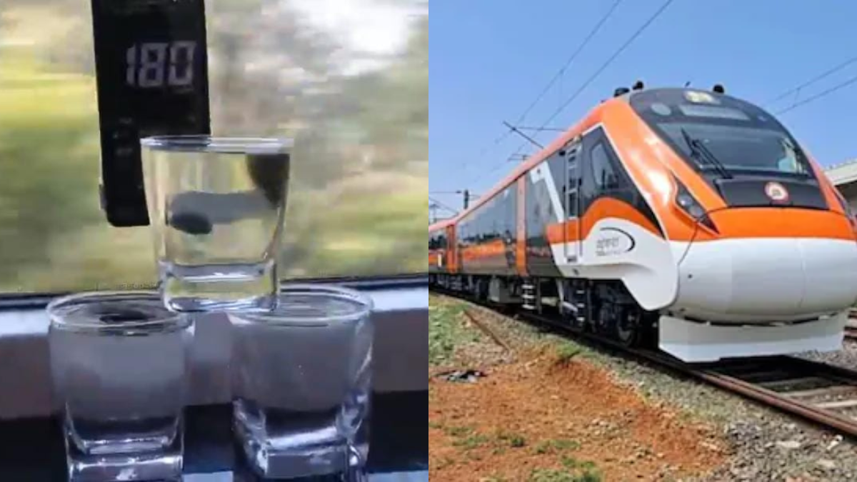 'Water Test' Of Vande Bharat Sleeper Train Goes Viral: How Fast Can It Run?