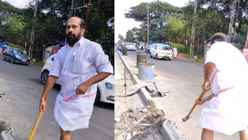 Former Kerala Congress MLA Anil Akkara Charged For Destroying Road Divider