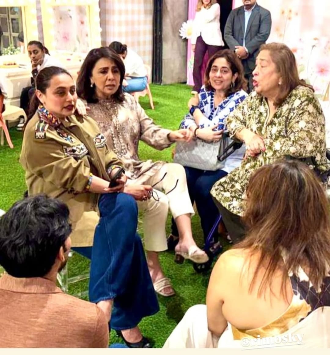 Neetu Kapoor, Rani Mukerji, Soni Razdan From Alia-Ranbir's Daughter Raha's Third Birthday Party. See Pics