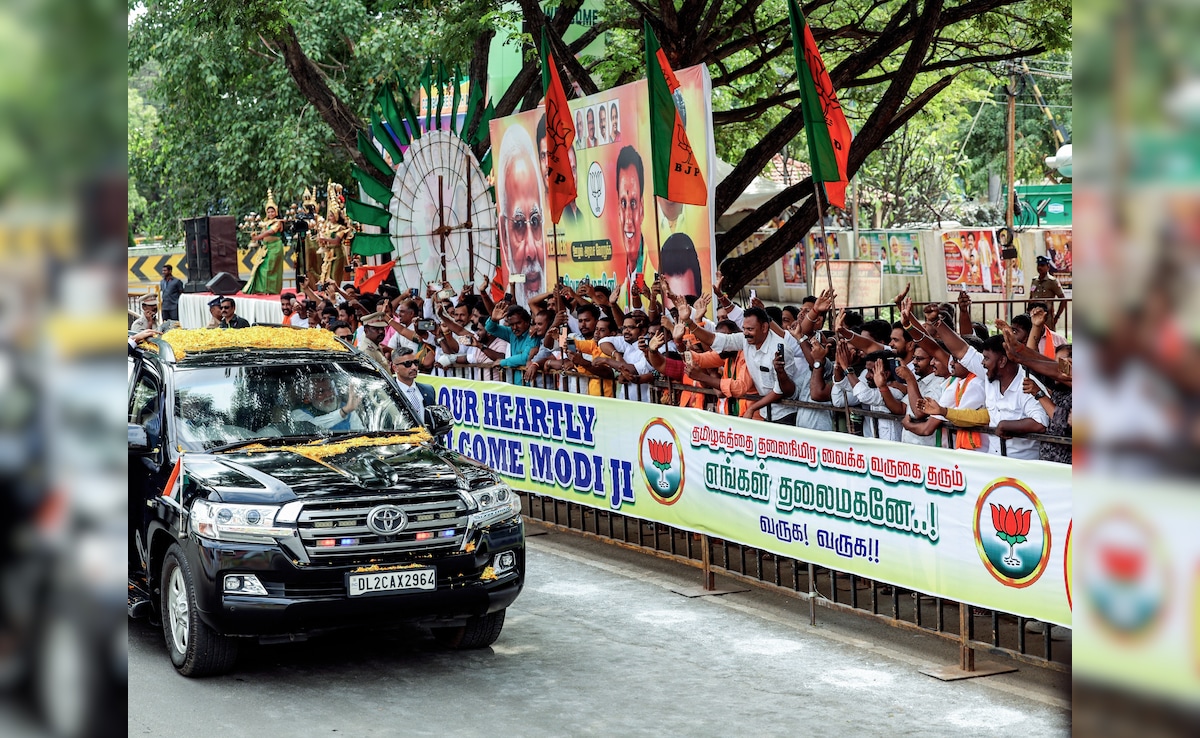 PM Inaugurates Tamil Nadu Farmers Summit, Holds Roadshow Months Ahead Of Polls