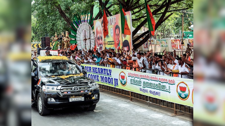 PM Inaugurates Tamil Nadu Farmers Summit, Holds Roadshow Months Ahead Of Polls