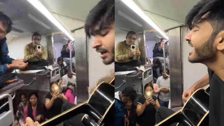 Passengers Rejoice As Band Turns Train Coach Into A Mini Concert