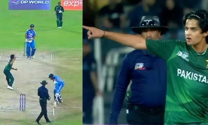 'गेंद डाल ना', पाकिस्तानी तेज गेंदबाज नसीम शाह के भाई से भिड़े वैभव सूर्यवंशी, खूब हुआ ड्रामा