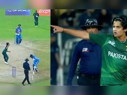 'गेंद डाल ना', पाकिस्तानी तेज गेंदबाज नसीम शाह के भाई से भिड़े वैभव सूर्यवंशी, खूब हुआ ड्रामा