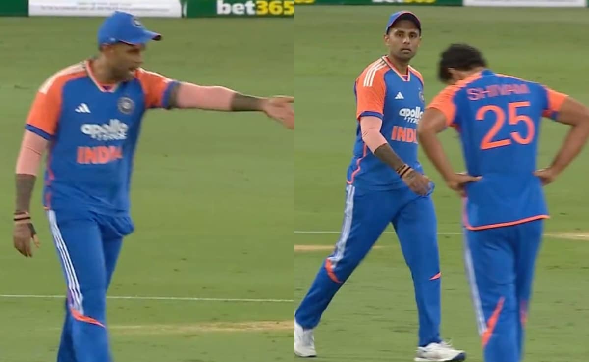 Suryakumar Blasts Dube Over Loose Delivery vs Australia In 4th T20I