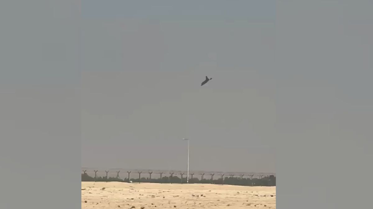 On Camera, Last Moments Of Tejas That Crashed In Dubai