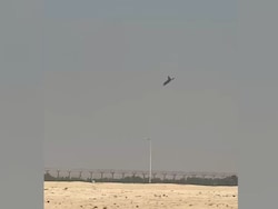 On Camera, Last Moments Of Tejas That Crashed In Dubai