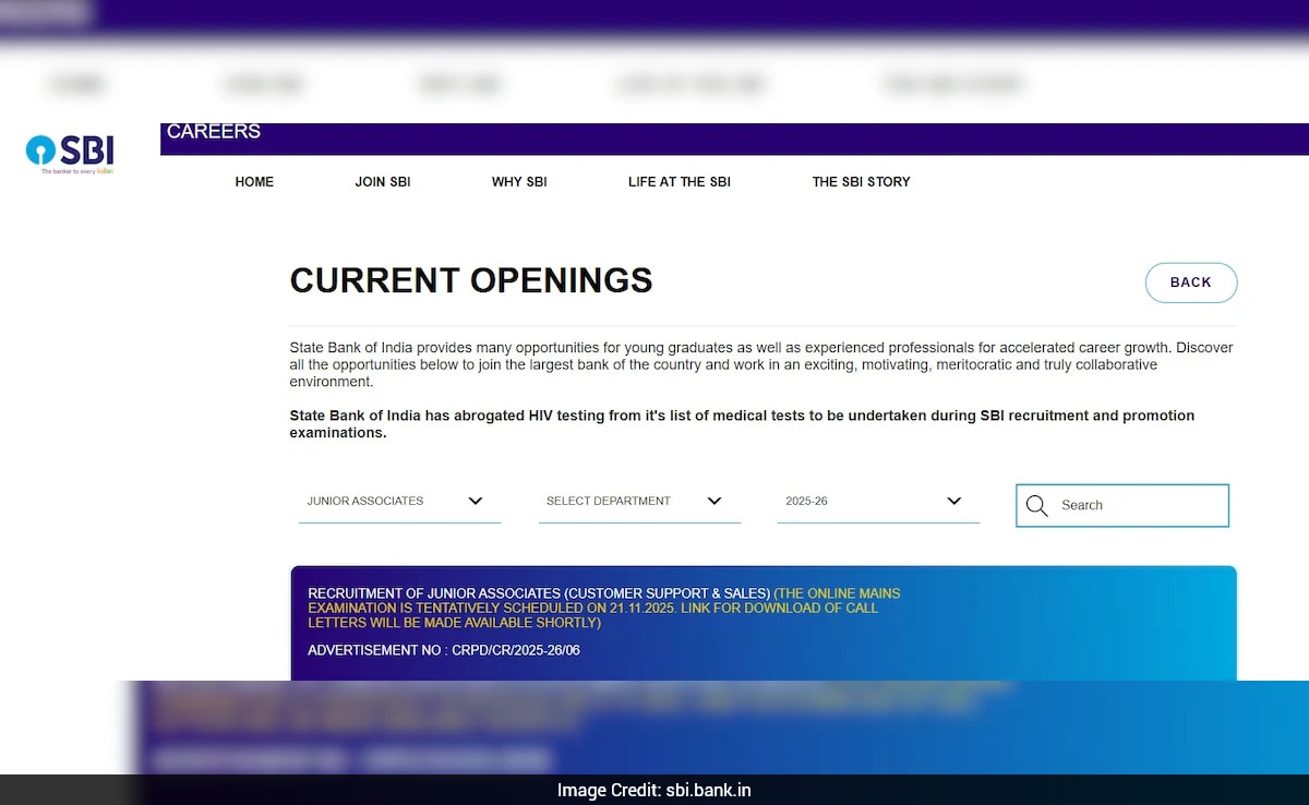 SBI Clerk Mains 2025: Exam On November 21, Call Letter Download Link Soon