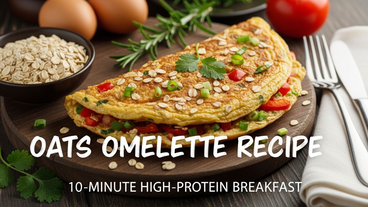 10-Minute High-Protein Oats Omelette Every Busy Breakfast Lover Needs