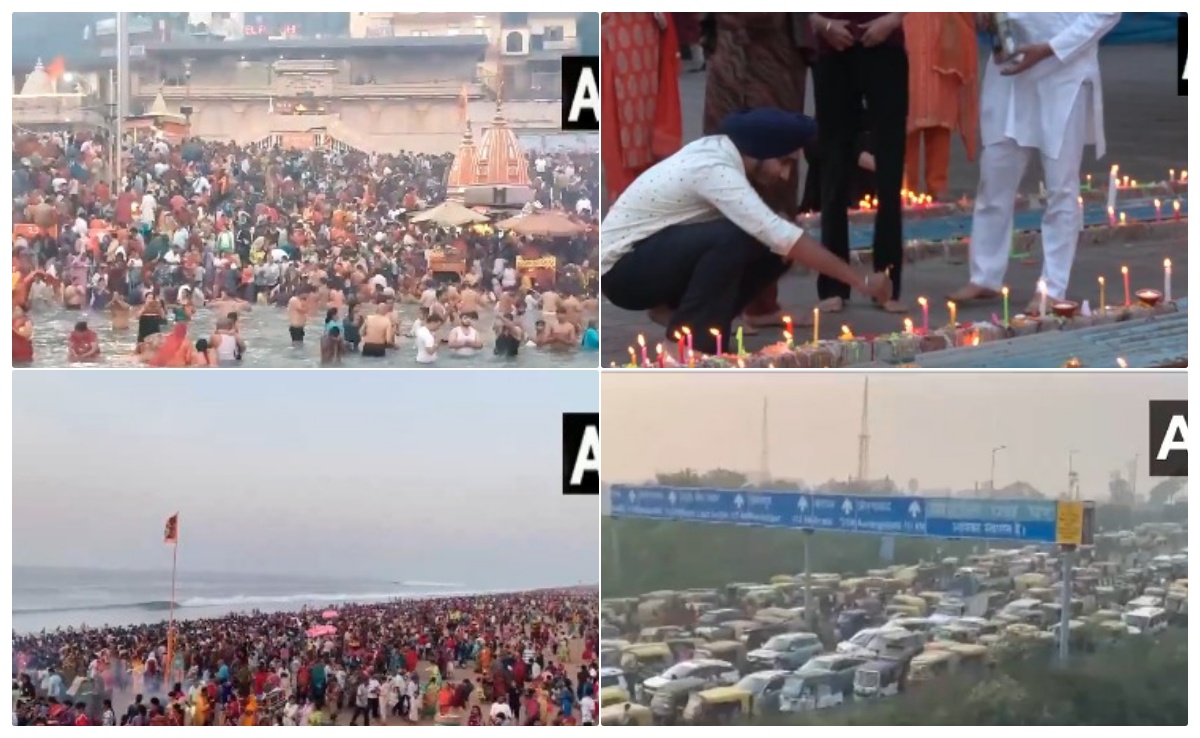 कार्तिक पूर्णिमा पर गंगा स्नान के लिए घाटों पर उमड़ रहे श्रद्धालु, पटना में भीषण ट्रैफिक जाम