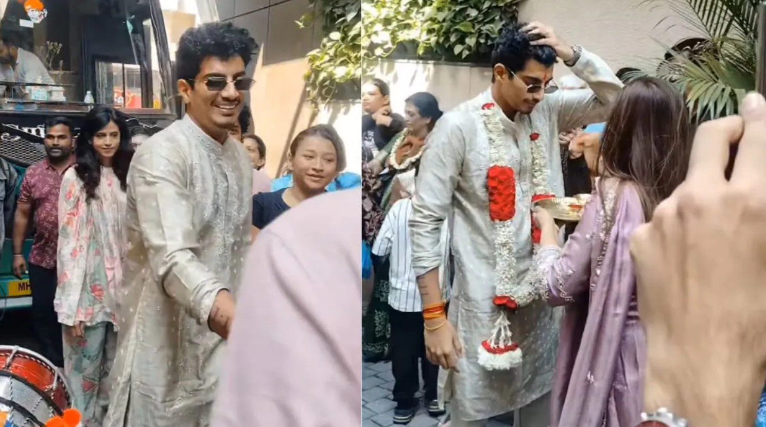 Palash Muchhal Receives Warm Welcome At Smriti Mandhana's House Ahead Of Wedding On November 23