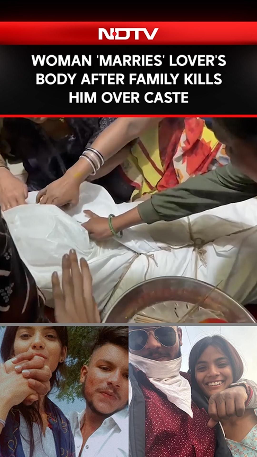 "Love Lives": Woman 'Marries' Lover's Body After Family Kills Him Over Caste