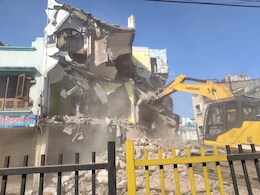 बेगमबाग में फिर गरजा बुलडोजर, UDA ने 12 मकान किए ध्वस्त, भूखंडों की लीज निरस्त होने पर की कार्रवाई