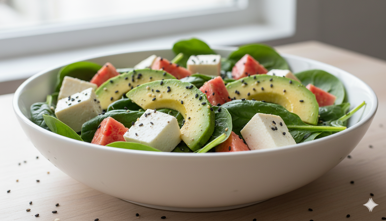 Guava Paneer Avocado Salad: A 25g Protein Breakfast For Weight Loss