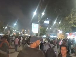 Video: Delhi Red Fort Car Explosion Heard On Camera, Crowd Seen Running Away