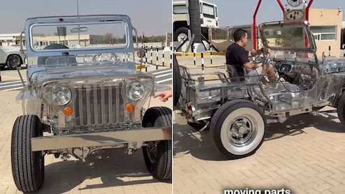 क्या आपने देखी दुनिया की पहली ट्रांसपेरेंट जीप? आर-पार दिखते हैं हर पार्ट्स, वायरल Video देख लोग शॉक्ड