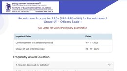IBPS RRB Prelims Exam 2025: Admit Card Released, Download Here