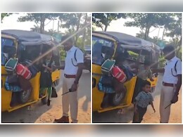 1,2,3... बाप रे बाप, एक ऑटोरिक्‍शा से निकले 22 बच्‍चे! वीडियो देख हर कोई हैरान