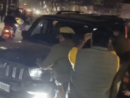 स्कॉर्पियो चढ़ाकर भाग रहे थे दबंग, पुलिस ने सिखाया ऐसा सबक जो जिंदगीभर याद रहेगा