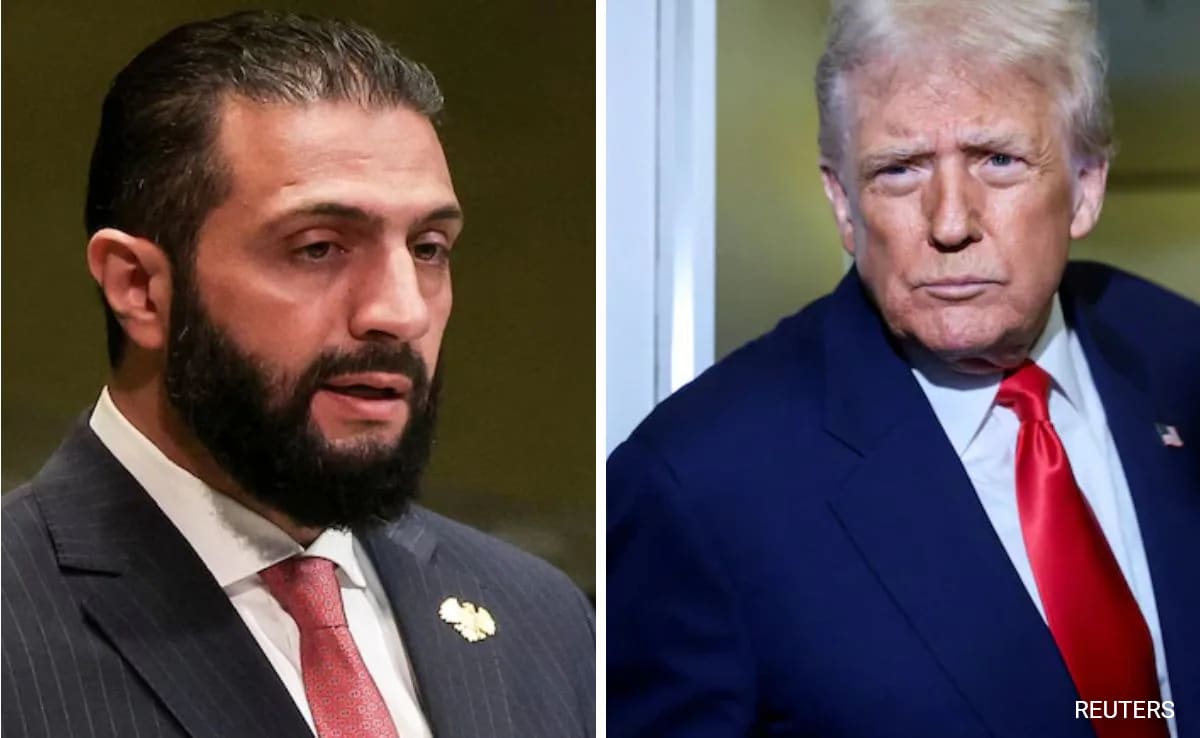 Trump To Host Syria's Ahmed al-Sharaa At The White House Today