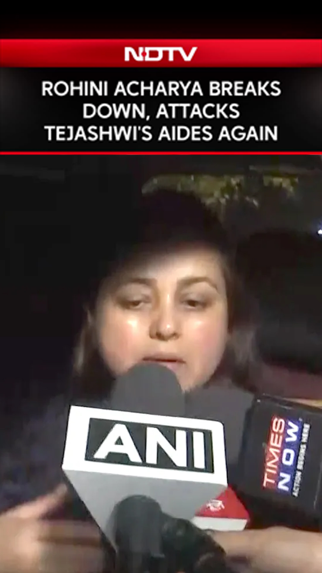 'My Parents Standing With Me': Rohini Acharya Breaks Down, Attacks Tejashwi Again