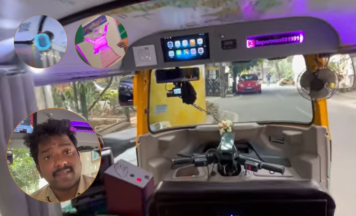 CCTV कैमरा, Wi-Fi,TV से लेकर मुफ्त यात्रा तक... बेहद खास है बेंगलुरु का ये सुपर ऑटो