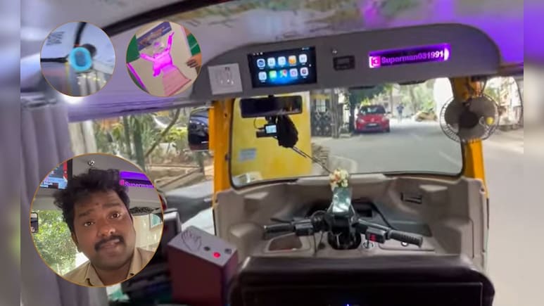 CCTV कैमरा, Wi-Fi,TV से लेकर मुफ्त यात्रा तक... बेहद खास है बेंगलुरु का ये सुपर ऑटो